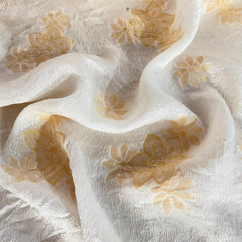Crepe Emroidered Fabric OSCP185