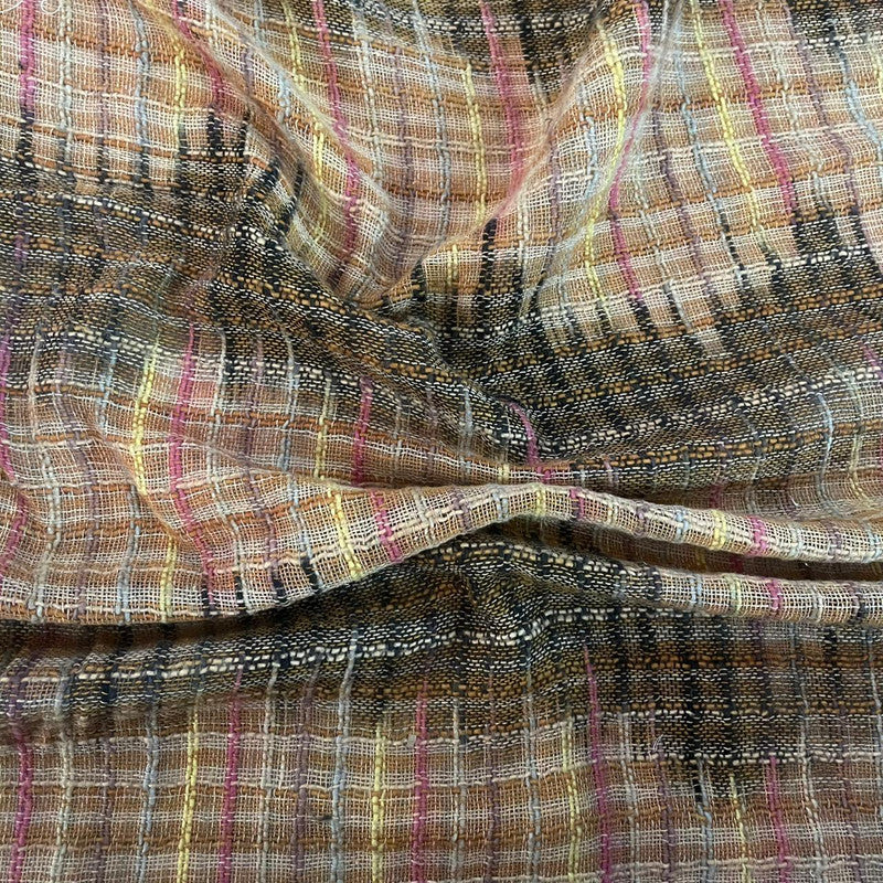 Cotton Tweed Check Fabric OSCP177