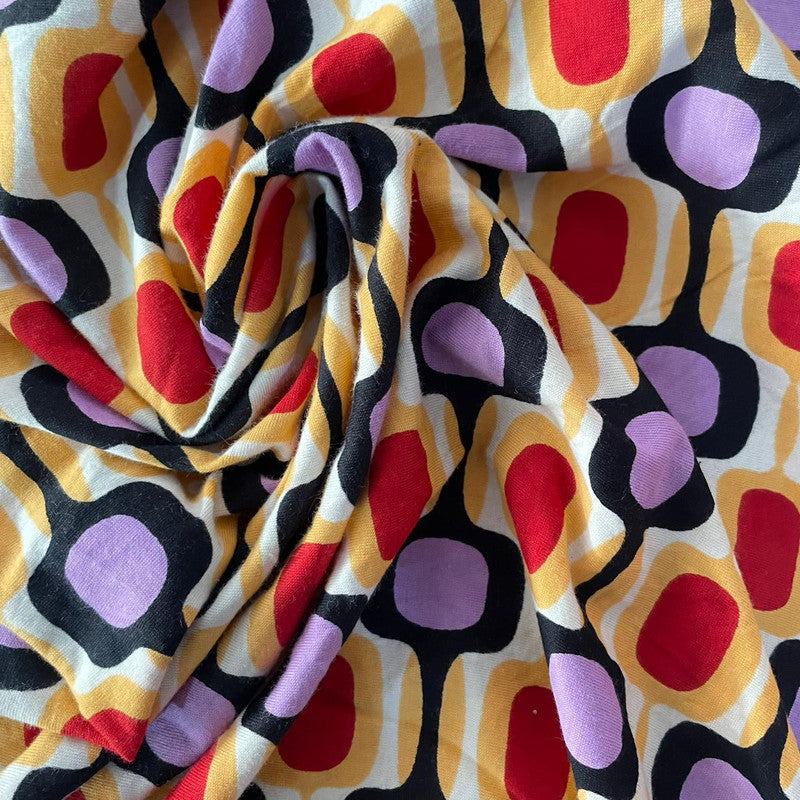 Cotton Knitted Print Fabric OSCP195