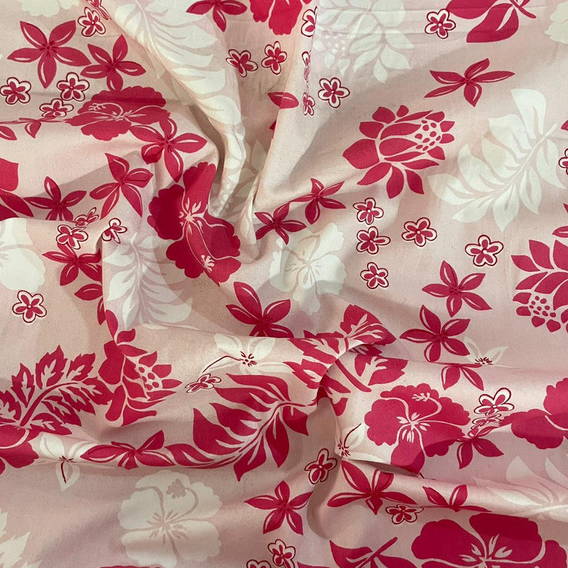 Cotton Flower Print Fabric OSCP458
