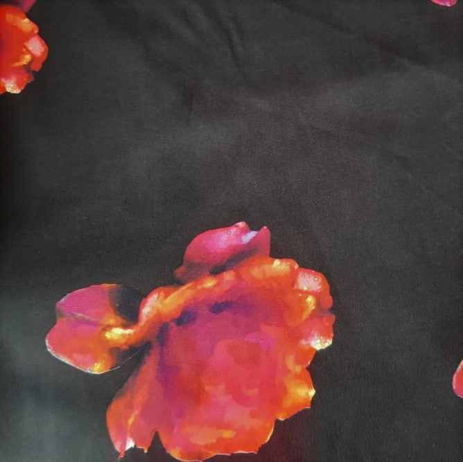 Bloom And Grace Print On Banana Crepe-BCPS2