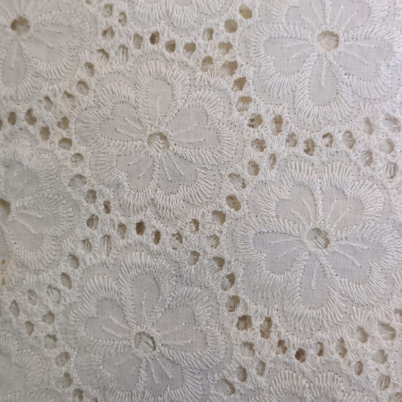 Cotton Schiffli Fabric CFFS01