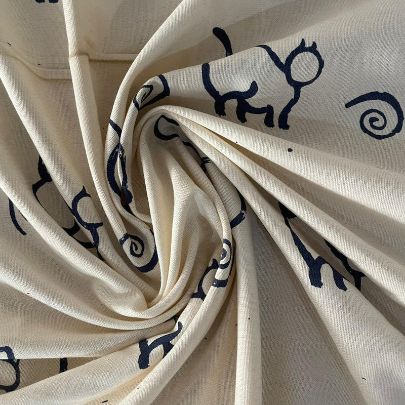 Cotton Cat Print Fabric OSCP255