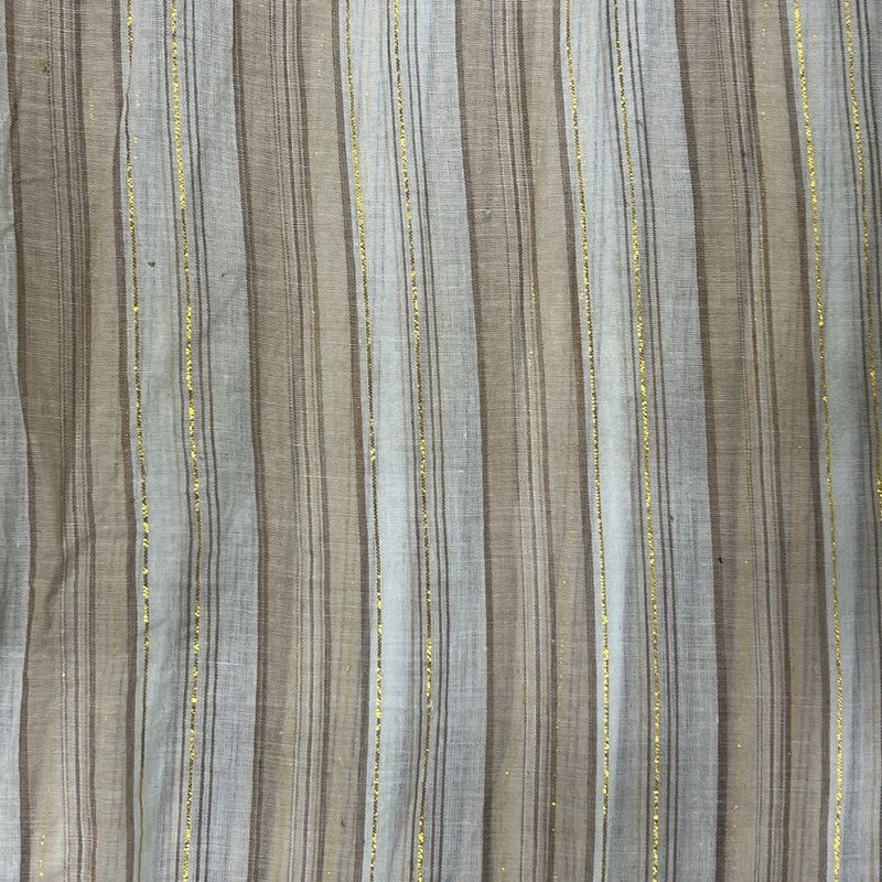 Cotton Lurex Stripe Yarn Dyed Fabric CLSS02