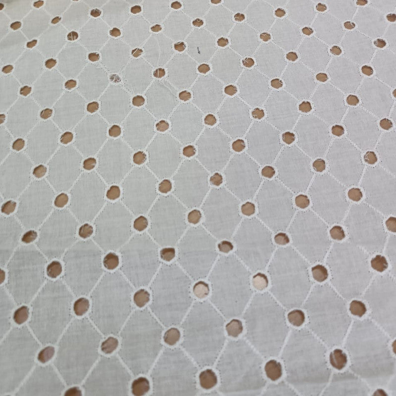 Cotton Schiffli Fabric CFFS16
