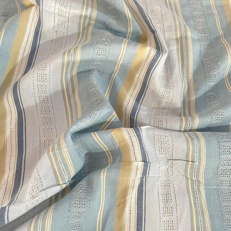 Cotton Dobby Stripe Fabric OSCP128
