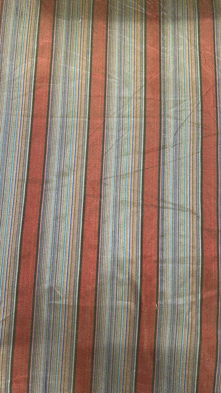 Poly Silk Stripe Yarn Dyed Fabric FFFS20
