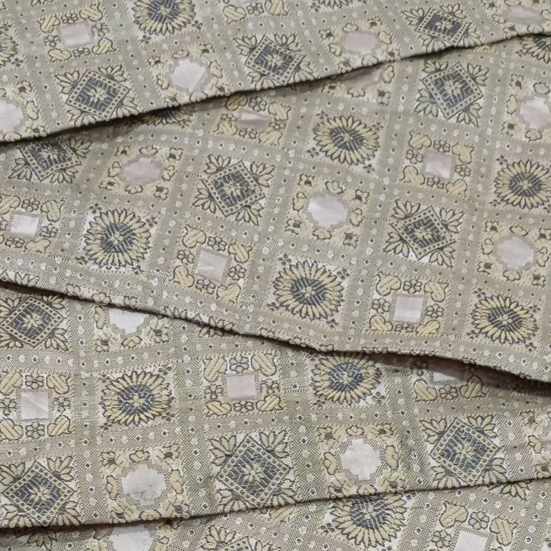 Terra Print On Chinese Jacquard CJPA07
