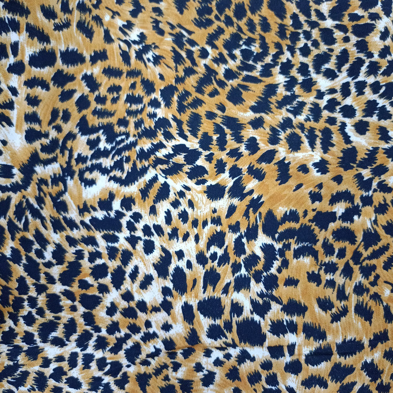 Animal Print On Poly Crepe SFCS53