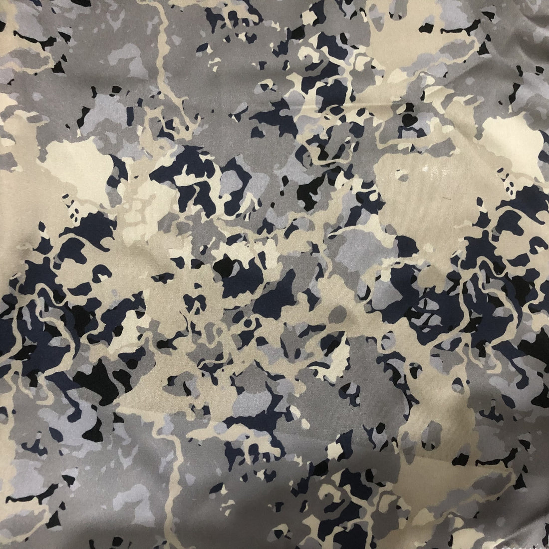 Brush Artwork Print On Korean Satin KSPB65