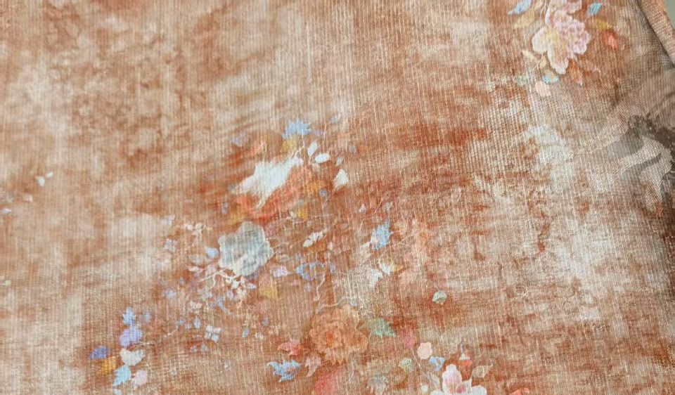 Silk Linen Jacquard (SLQ110-Honey)