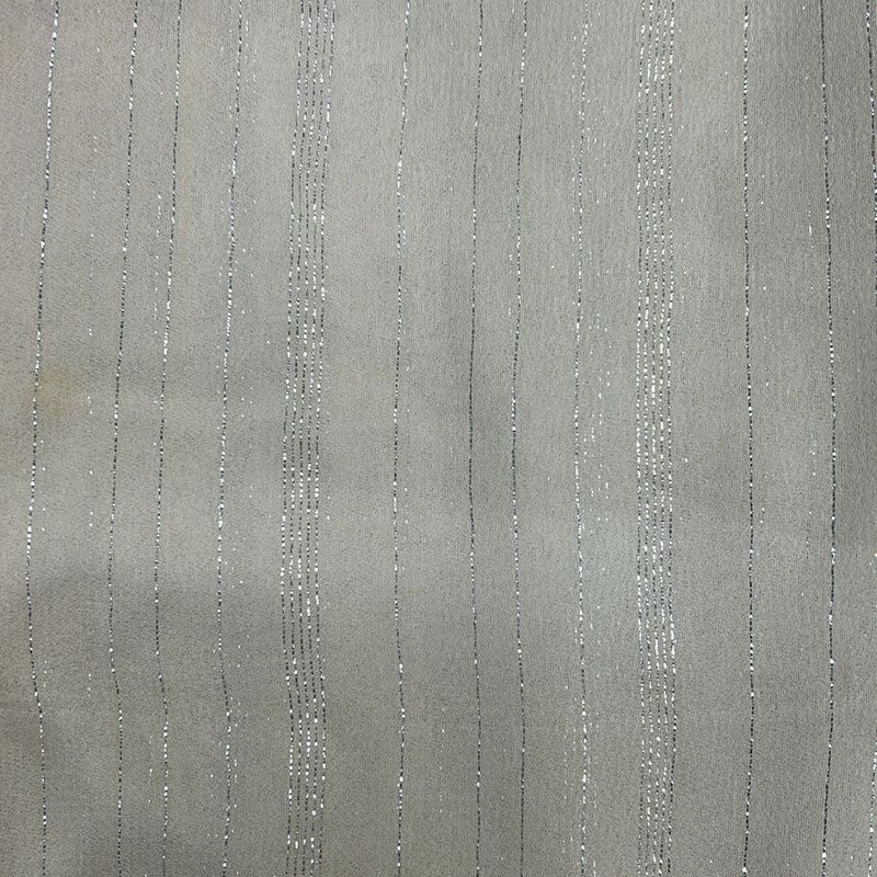 White Lurex Print On Viscose Georgette SFCS46