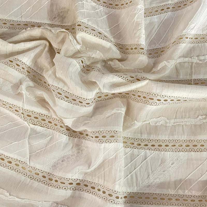 Cotton Embroidered Fabric OSCP320