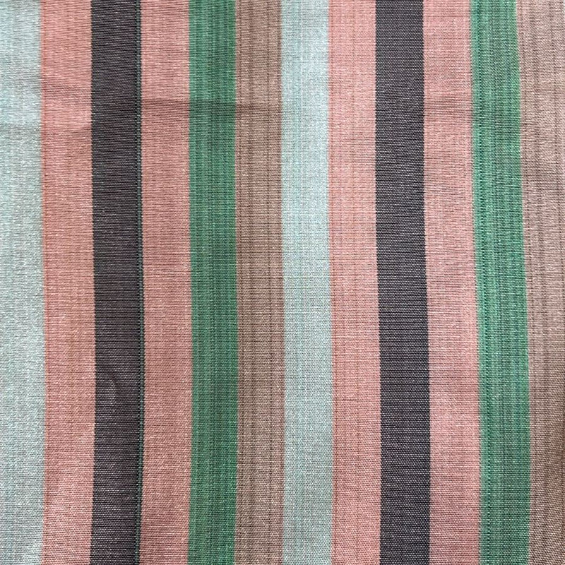 Stripe Print On Poly Silk SPPS05