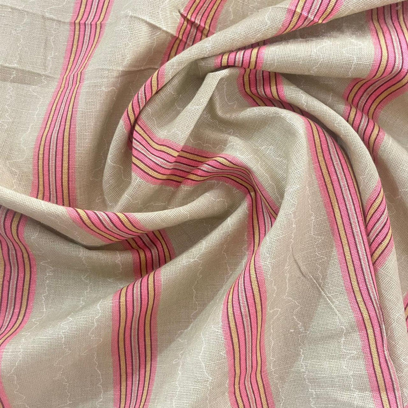 Linen Stripe Fabric OSCP149