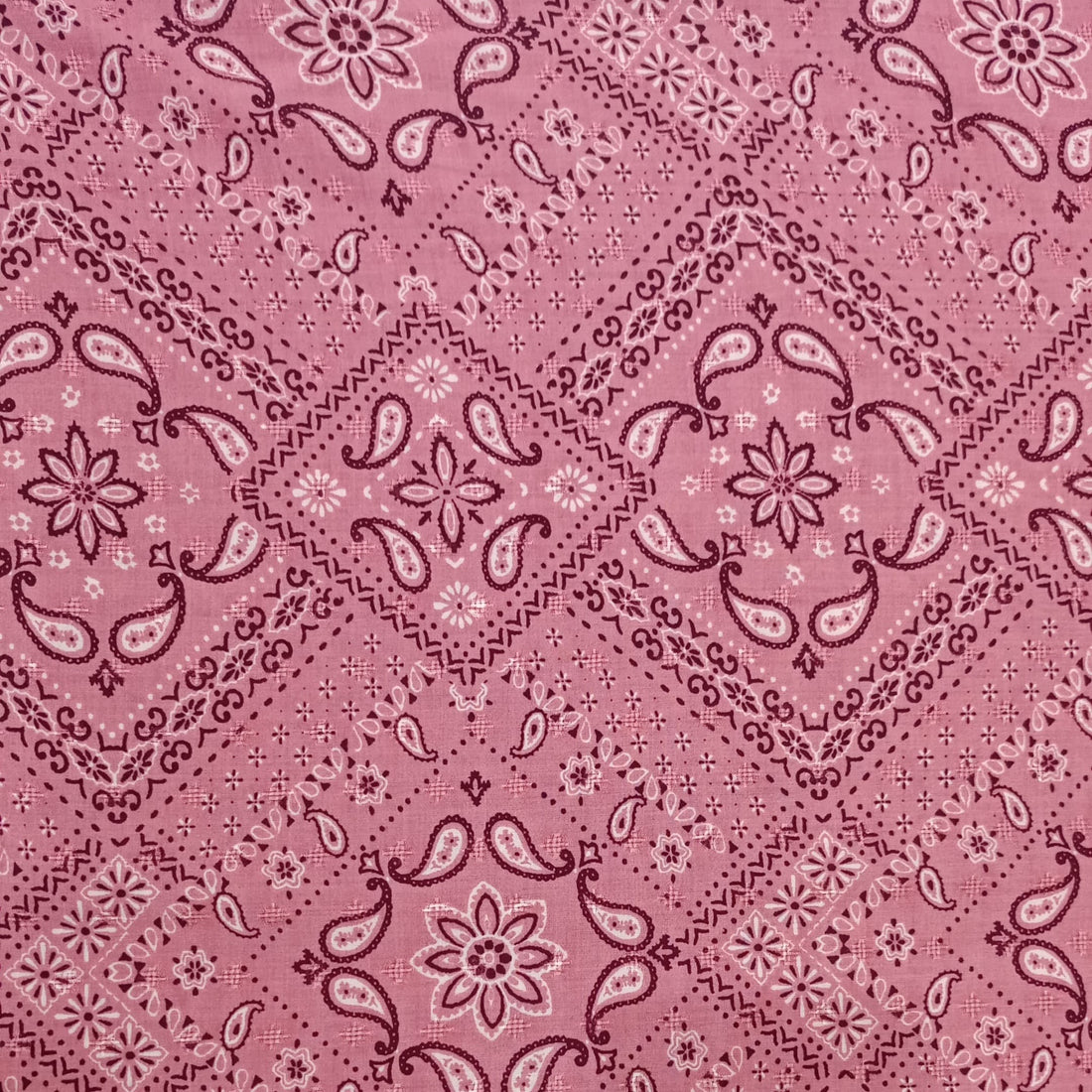 Pink Base Paisley Print On Rayon Jaquard RJPS02