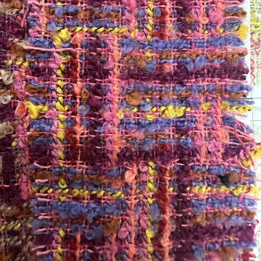 Shades Of Pink Boucle Tweed