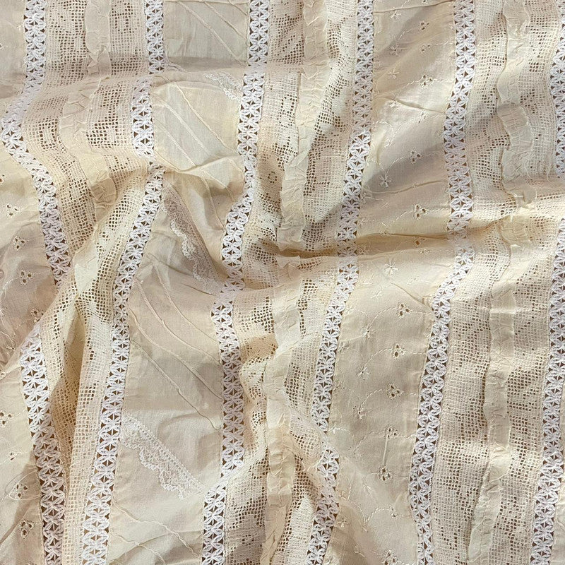 Cotton Lace Fabric OSCP329