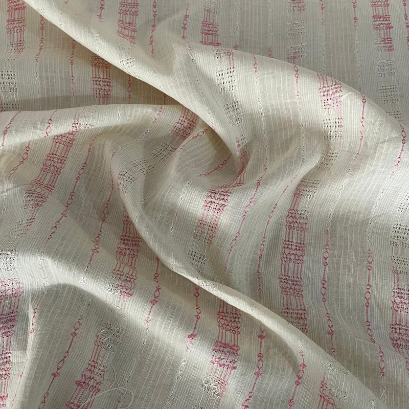 Cotton Embroidered Fabric OSCP607