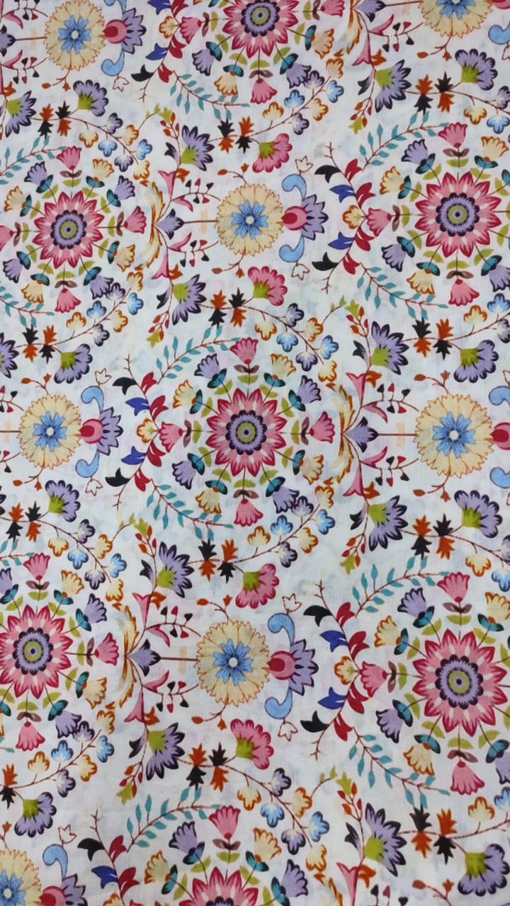 Sushi Voile Print Fabric SVPF092