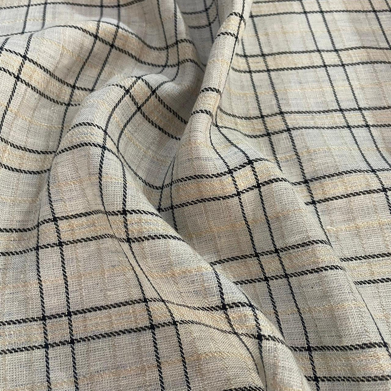 Linen Check Fabric OSCP115