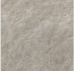 Embroidered (Tropical) White Fabric