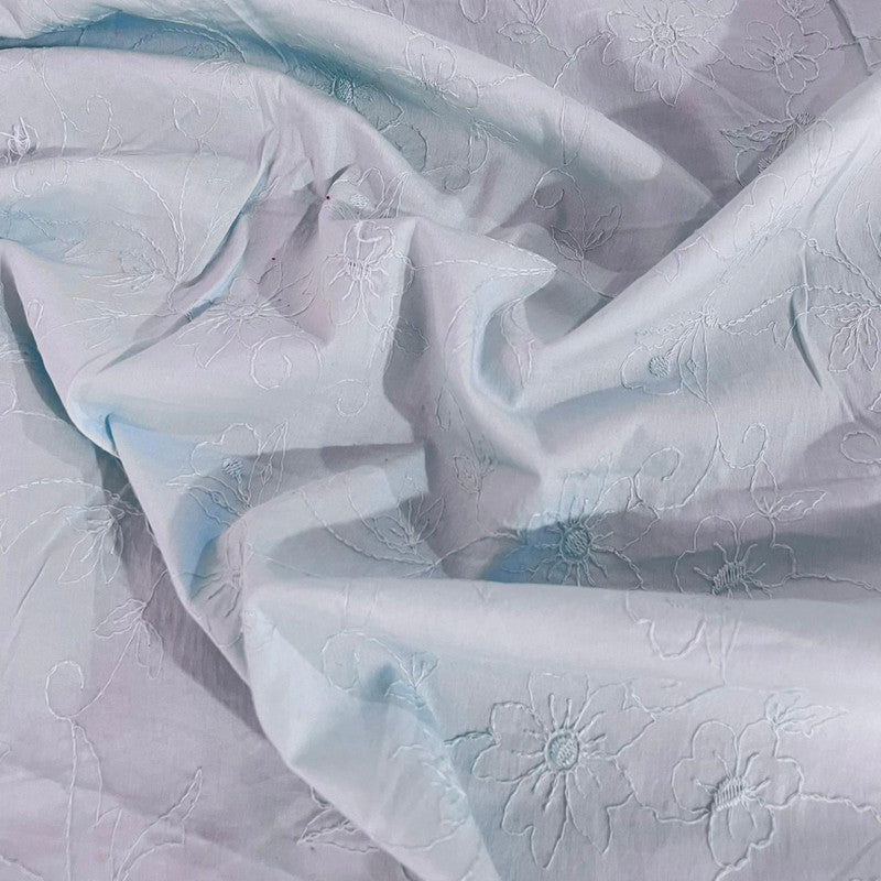 Cotton embroidered Fabric OSCP421