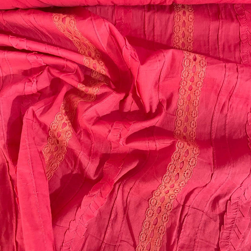 Cotton embroidered Fabric OSCP396