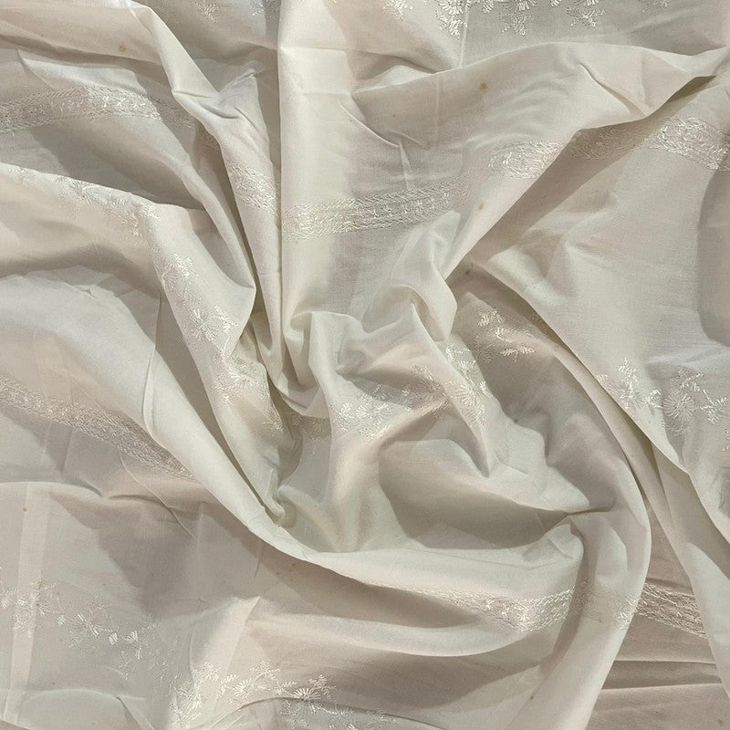 Cotton Embroidered Fabric OSCP312