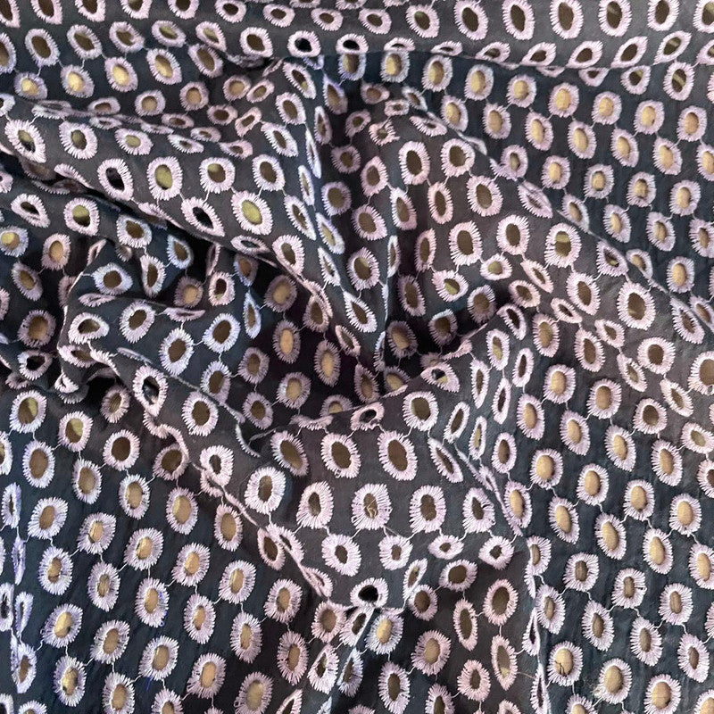 Cotton Embroidered Fabric OSCP274