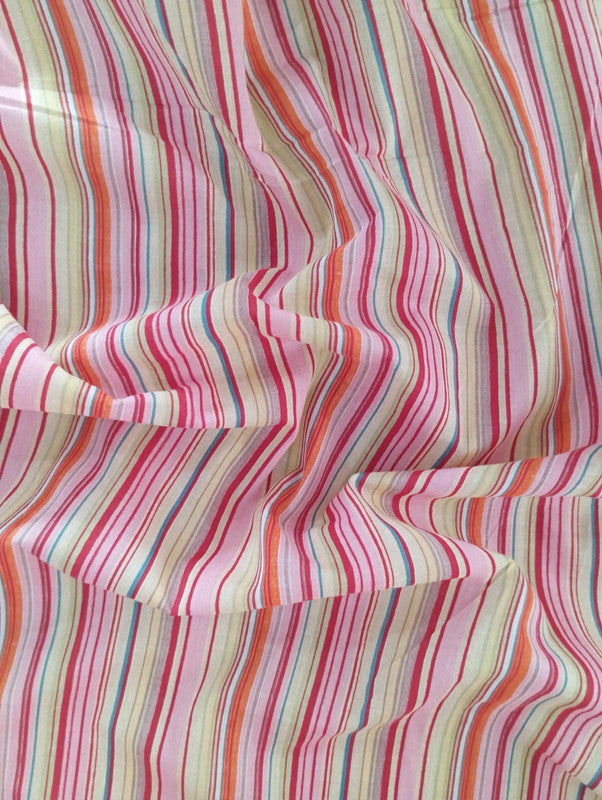 Stripe Print on Cotton Fabric OSCP20