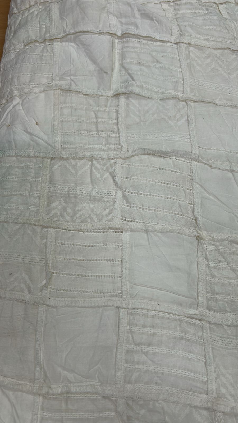 White Cotton Schiffli Embroidery#15