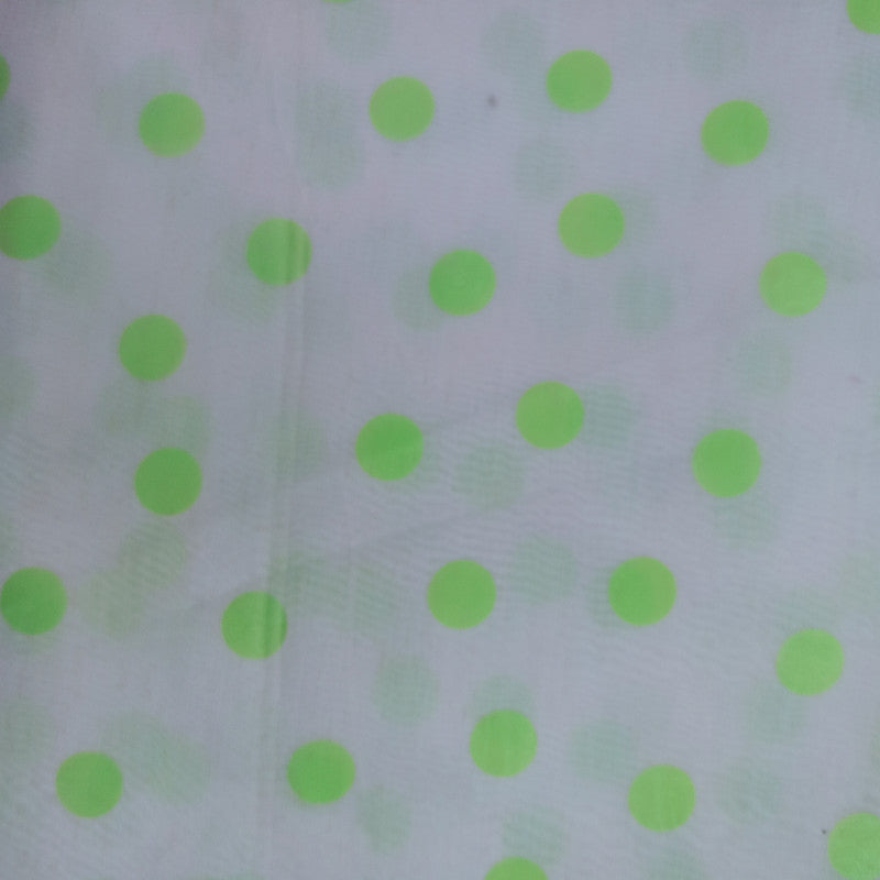 Print On Silk Chanderi Polka Dot SFCS68