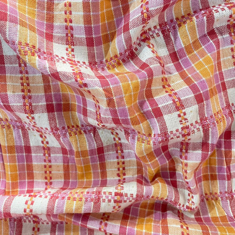 Cotton Check Fabric OSCP242