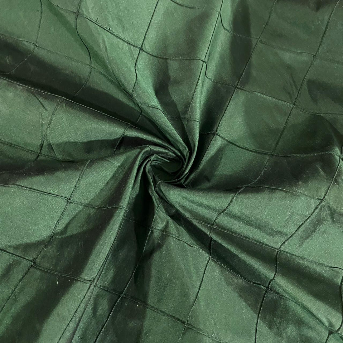 Pin Tuck on Dupion Silk-PTDS01