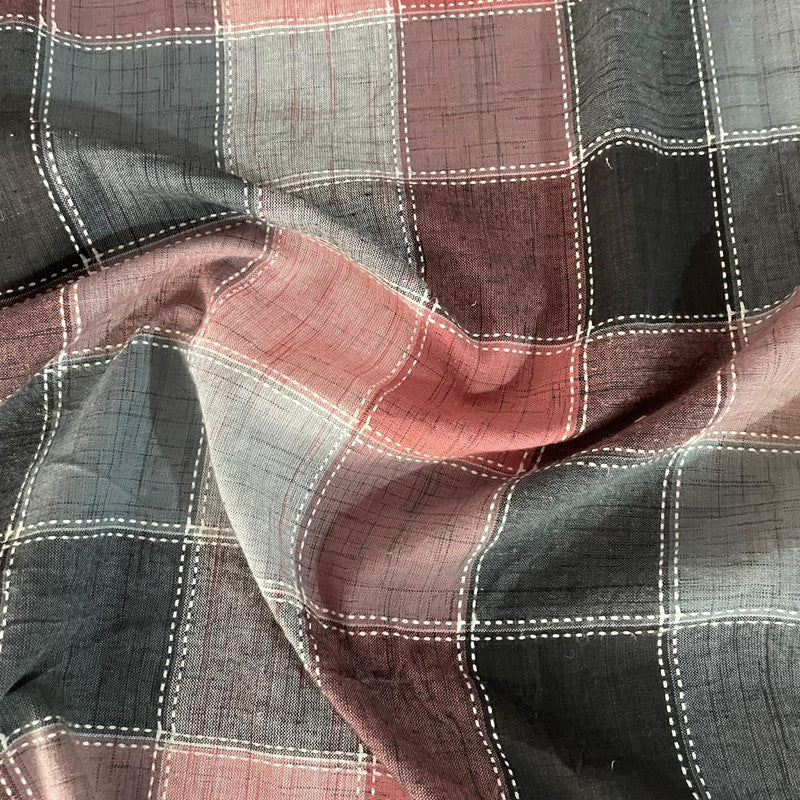 Cotton Multicolor Check Fabric OSCP533
