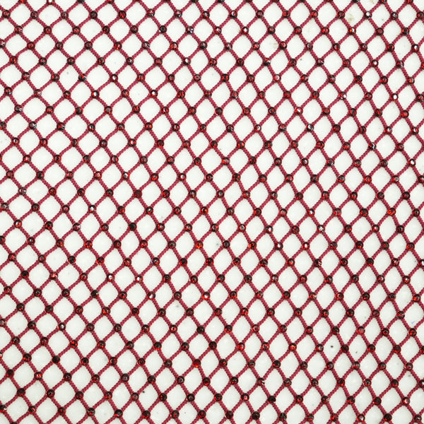 Rhinestone Mesh Fabric