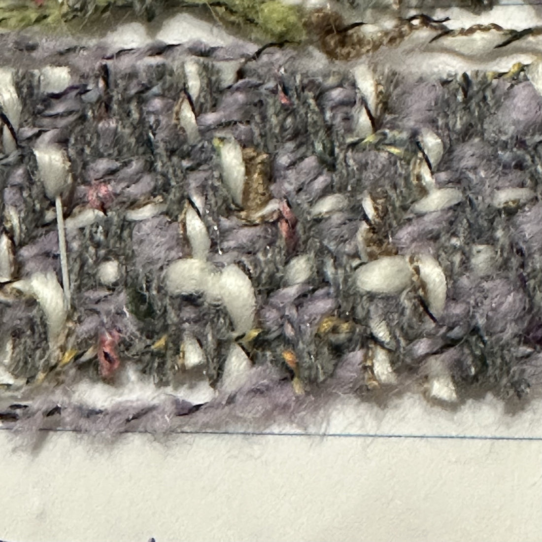 Lavender Grey Boucle Tweed