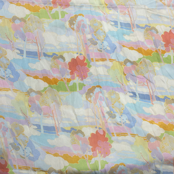 Vegan Silk Satin Print VSSP030