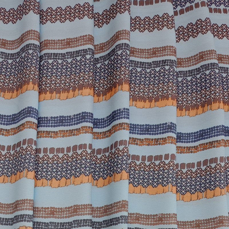 Bohemian Print On Royal Georgette RGPB103