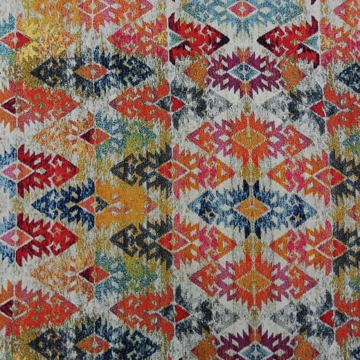 Multi Ikat Print On Parsi Boski PBPS17
