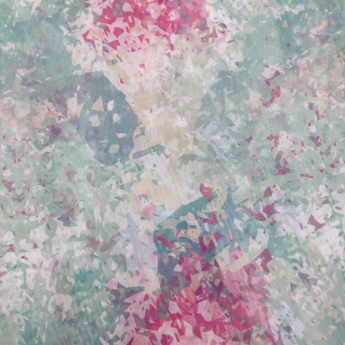 Brush Forest Art Print On Organza-ORPA73