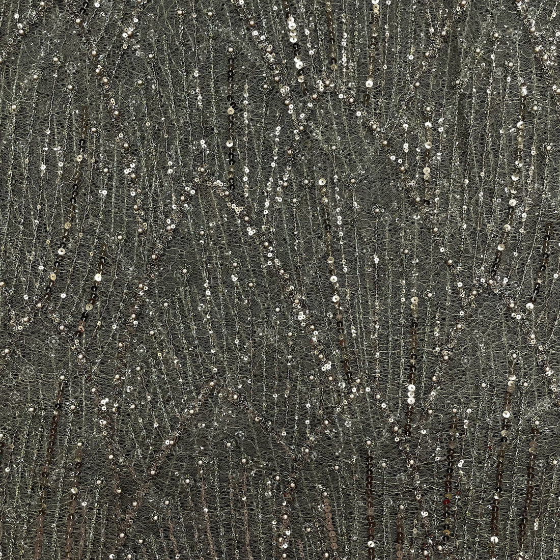Starlight Beaded Lace Fabric