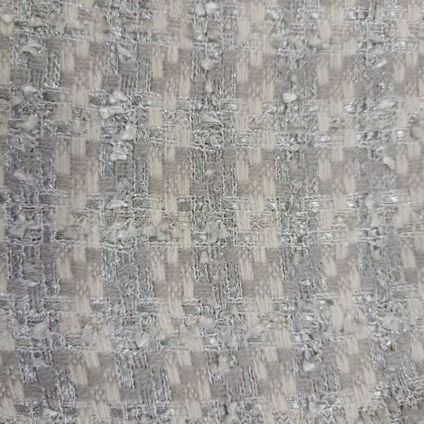 Silver Boucle Tweed