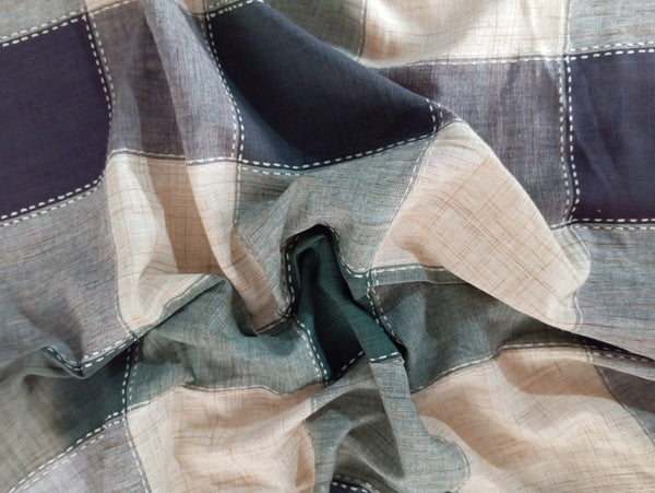 Check Print on Cotton Fabric OSCP01