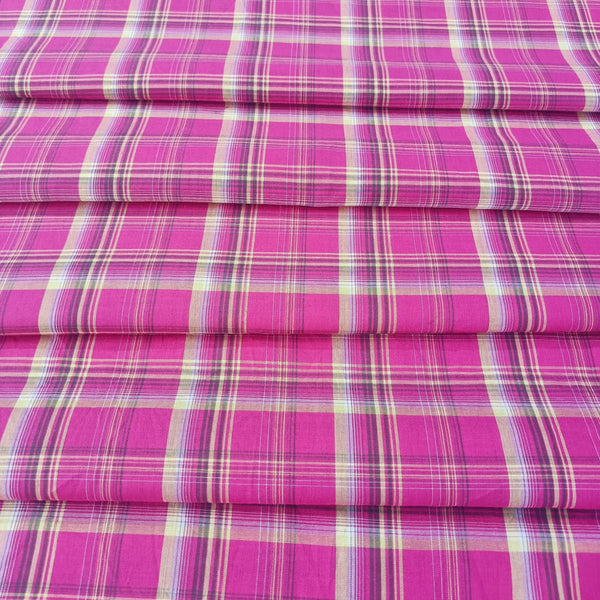 Cotton Check 60 Inch Y/D Fabrics CCYD43