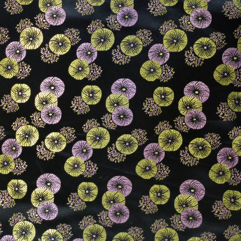Aqua Print On Chinese Jacquard CJPA13