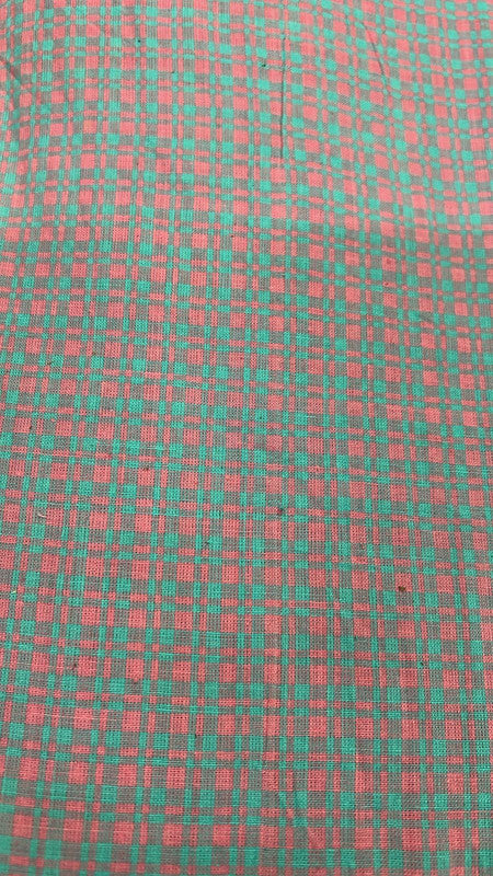 Cotton Check Print SFDS174