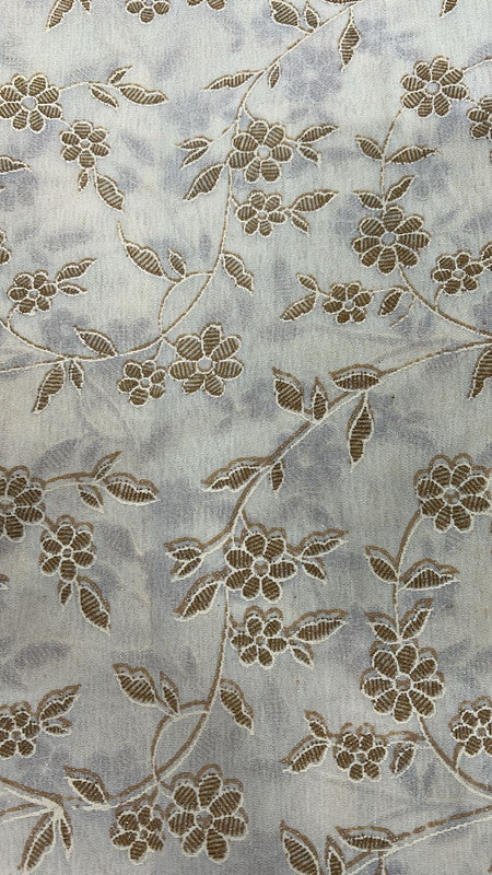 Georggete Foil Print Fabric SFDS82