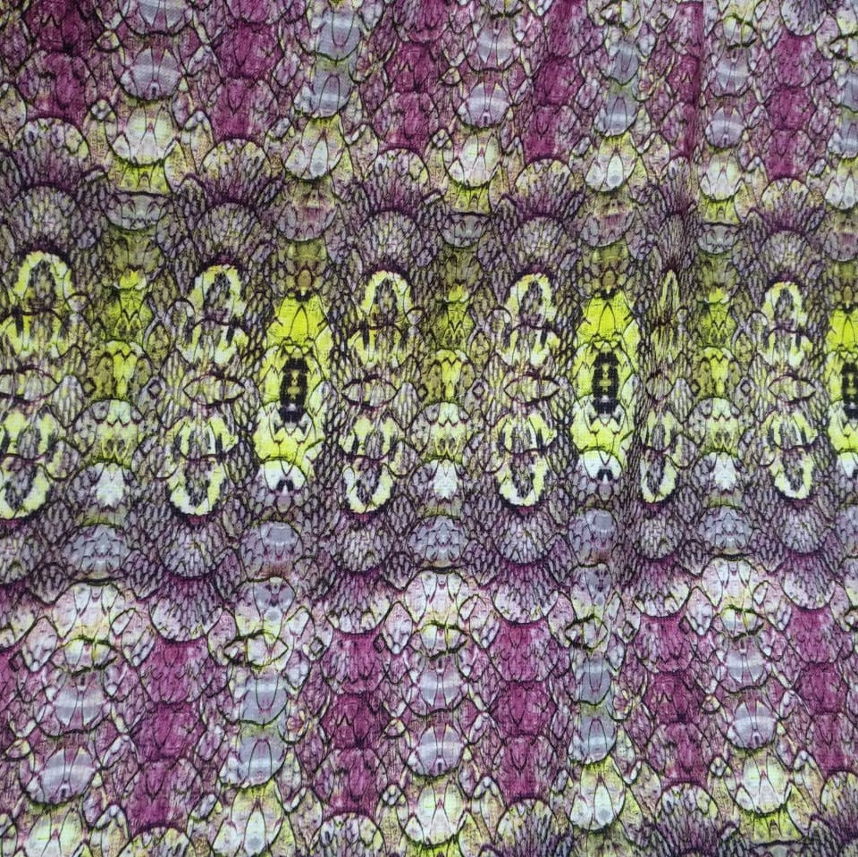 Purple Python Print On Roberto Cavalli  RCPS24